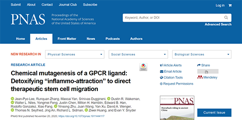 天下首创：：药物将干细胞指导至受损部位，提高其愈合能力！！