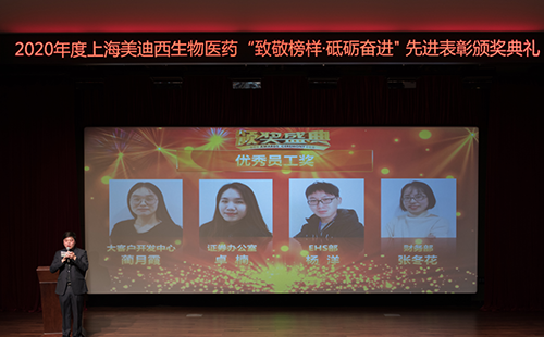 豪门国际官网2020年度优异员工奖