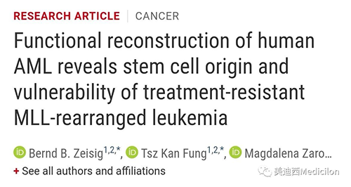 Science子刊：：一种FDA批准的抗腹泻药物可有用反抗化疗的耐药性