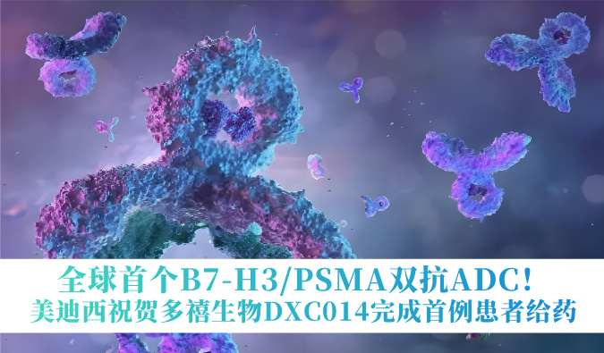 全球首个B7-H3/PSMA双抗ADC！！！豪门国际官网：：：囟囔顳XC014完成首例患者给药